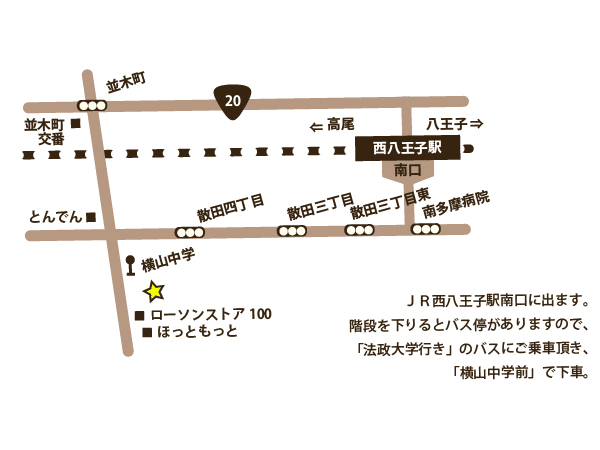 ネイルサロンカルミア地図